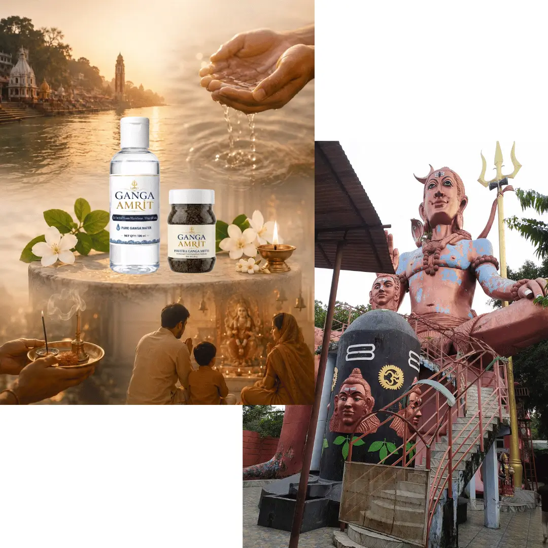 ganga amrit for pure gangajal and ganga mitti